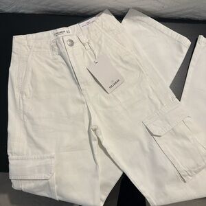 Women’s White Cargo Pants